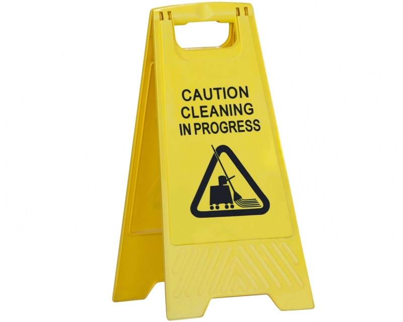 Cleaning Sign