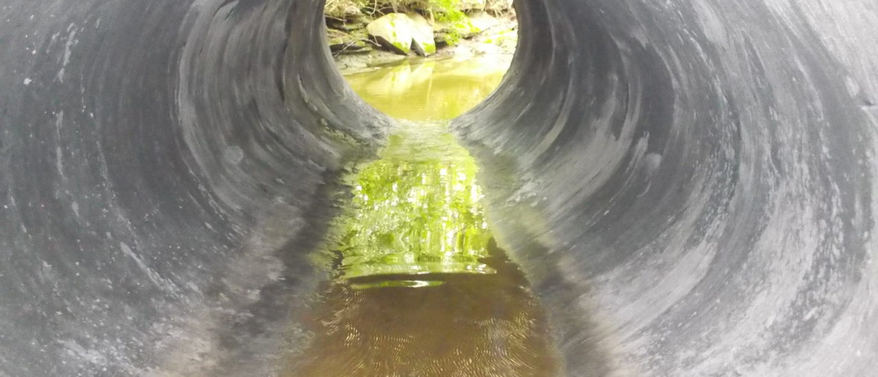 Culvert lined with Geocast