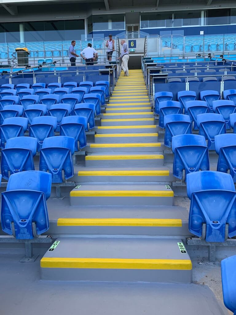 C-BUS STADIUM STEPS COMPLETED