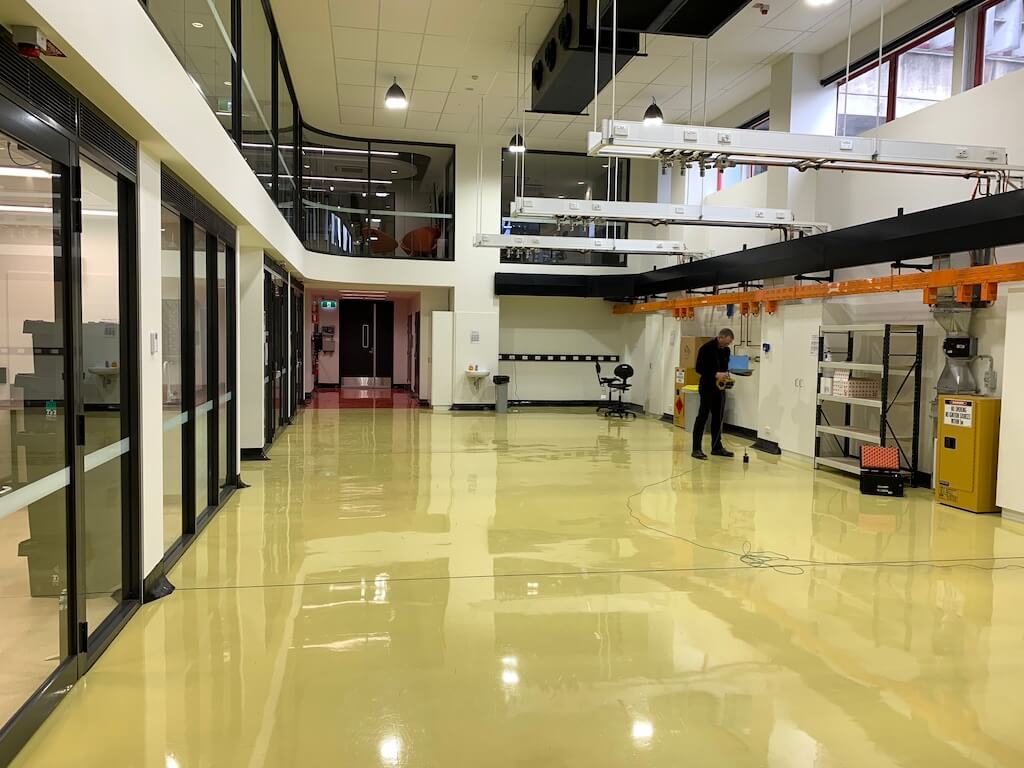 CONDUCTIVE FLOOR TESTING